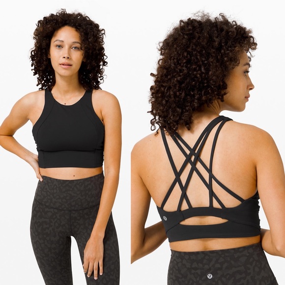 lululemon athletica Other - Lululemon Free to Be Serene High-neck Bra Black